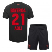 Dětský fotbalový dres Bayer Leverkusen Amine Adli #21 2023-24 Domácí Krátký Rukáv (+ trenýrky)